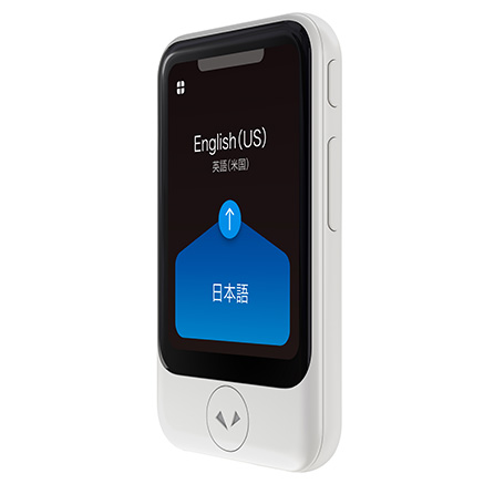 Pocketalk Voice-Übersetzungsgerät Schwarz mit integrierten Mobildaten 