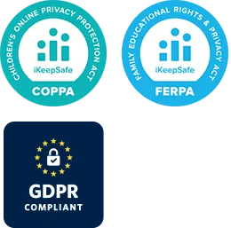 COPPA, FERPA & GDPR Compliant